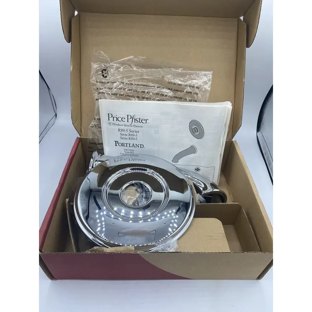 Price Pfister R89-50XC Polished Chrome Tub Only Trim Kit